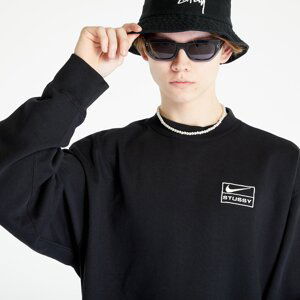 Mikina Nike x Stussy Sportswear NRG Washed Fleece Crewneck UNISEX Black/ Black/ Sail XS