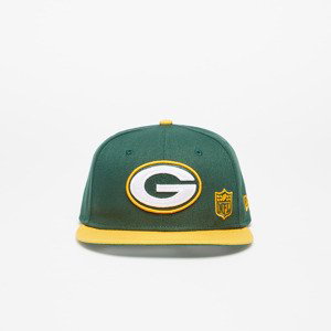 Kšiltovka New Era Green Bay Packers Team Arch 9FIFTY Snapback Cap Green/ Yellow S-M