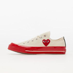 Tenisky Converse x Comme des Garçons PLAY Chuck Taylor 70 Low Top Red Sole White EUR 42.5