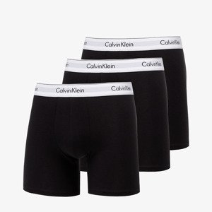 Boxerky Calvin Klein Modern Cotton Stretch Boxer Brief 3-Pack Black/ Black/ Black S