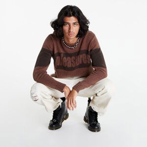 Svetr PLEASURES Lighter Sweater Brown M