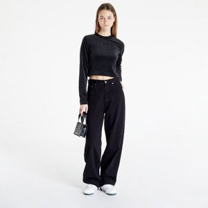Tričko Nike Sportswear Women's Velour Long-Sleeve Top Black/ Anthracite L