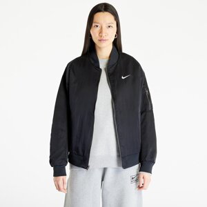 Bunda Nike Sportswear Women's Varsity Bomber Jacket Black/ Black/ White M