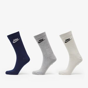 Ponožky Nike Sportswear Everyday Essential Crew Socks 3-Pack Multicolor S
