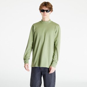 Tričko Nike Sportswear Long Sleeve Mock-Neck Shirt Oil Green/ White XL