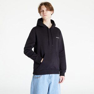 Mikina Carhartt WIP Hooded Script Embroidery Sweat Black/ White L