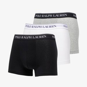 Boxerky Ralph Lauren Stretch Cotton Classic Trunks Grey/ White/ Black S