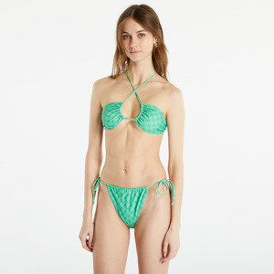 Plavky Daily Paper Pinto Bikini Top Absinth Green Monogram L