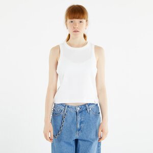 Tílko Calvin Klein Jeans Tab Rib Tank Top Bright White S