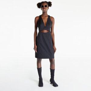 Šaty Calvin Klein Jeans Open Back Strap Utility Dress Black L