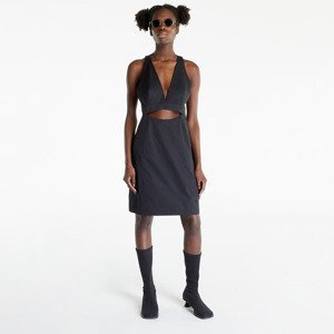 Šaty Calvin Klein Jeans Open Back Strap Utility Dress Black XS