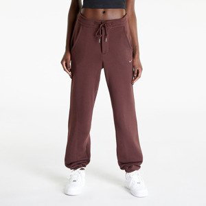 Kalhoty Nike Sportswear Modern Fleece Women's High-Waisted French Terry Pants Earth/ Plum Eclipse XS
