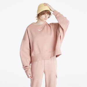 Mikina Nike Oversized Fleece Crew Sweatshirt Rose Whisper M