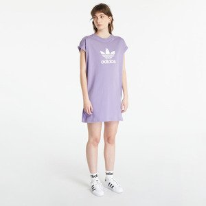 Šaty adidas New New Short Sleeve TRF Tee Dress Magic Lilac S