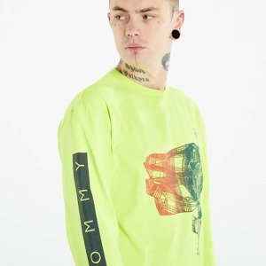 Tričko Tommy Jeans x Aries Long Sleeve Tee Safety Yellow M