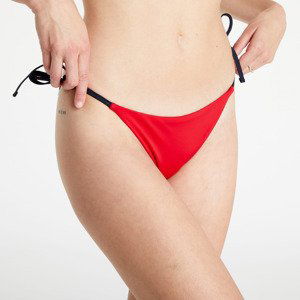 Plavky Tommy Hilfiger String Side Tie Cheeky Bikini Navy/ Red M