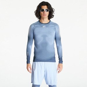 Tričko Nike x NOCTA NRG Dri-FIT Engineered Knit Long Sleeve Tee Cobalt Bliss/ Dark Obsidian XS