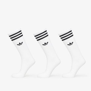 Ponožky adidas High Solid Crew Sock 3-Pack White M