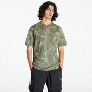 Tričko adidas Adventure Allover Print Graphic Short Sleeve Tee Olive Strata S