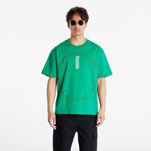 Tričko PLEASURES Saw Heavyweight T-Shirt Green S