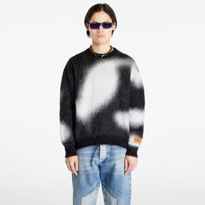 Svetr HERON PRESTON Aop Knit Crewneck Black/ White M