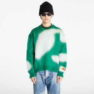 Svetr HERON PRESTON Aop Knit Crewneck Green/ White L