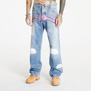 Džíny HERON PRESTON HP Pattern Reg Denim 5 Pockets Indigo/ White 34