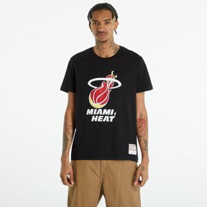 Tričko Mitchell & Ness NBA Team Logo Tee Miami Heat Black XL