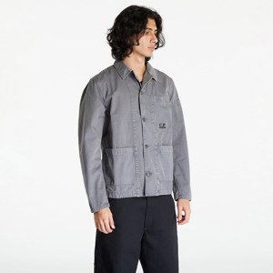 Košile C.P. Company Military Twill Emerized Workwear Shirt Excalibur Grey XXL