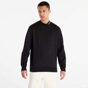 Mikina FRED PERRY Branded Collar Sweatshirt Black M