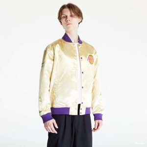 Bomber Mitchell & Ness Fashion LW Satin Jacket Light Gold L