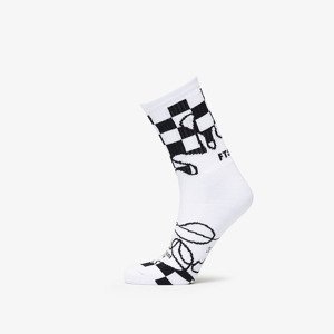 Ponožky Footshop The Nju Checker Socks Black/ White 39-42
