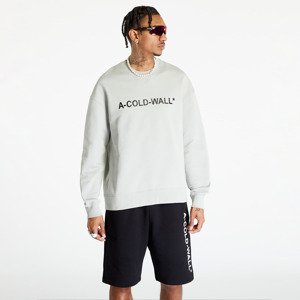 Mikina A-COLD-WALL* Essentials Logo Crewneck Light Grey XS