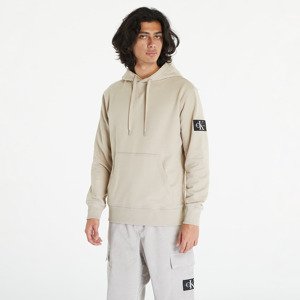 Mikina Calvin Klein Jeans Badge Hoodie Beige M