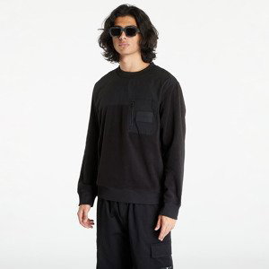Mikina Calvin Klein Jeans Polar Fleece Outdoor Sweatshirt Black S