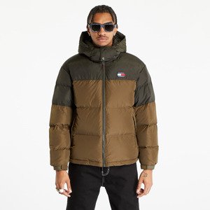 Bunda Tommy Jeans Alaska Colorbloc Puffer Jacket Drab Olive Green L