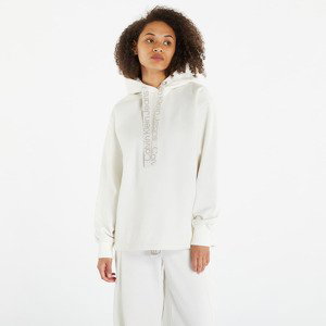 Mikina Calvin Klein Jeans Oversized Logo Tape Hoodie Ivory L