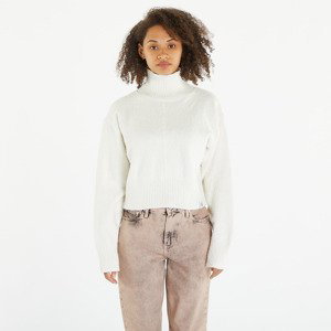 Svetr Calvin Klein Jeans Boucle High Neck Sweater Ivory L