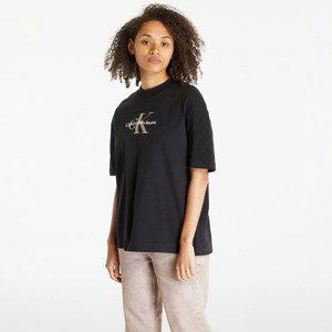 Tričko Calvin Klein Jeans Cotton Monogram T-Shirt Black M