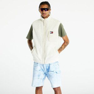 Vesta Tommy Jeans Tjm Mix Media Sherpa White M