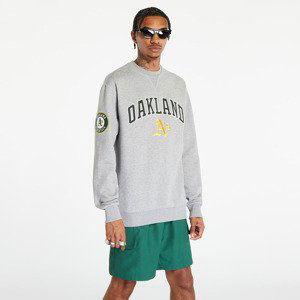 Mikina New Era Oakland Athletics Mlb Large Logo Crew Neck Sweatshirt Grey XS