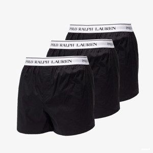 Trenky Ralph Lauren Stretch Cotton Slim Fit Trunks 3-Pack Black M
