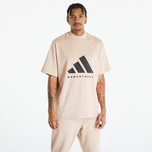 Tričko adidas Basketball Tee Ash Pearl S