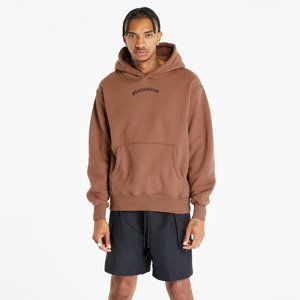 Mikina PLEASURES Neural Hoodie Brown S