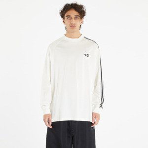 Tričko Y-3 3 Stripes Long Sleeve Tee Off White/ Black XXS