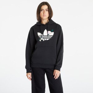 Mikina adidas Flower Hoodie Black S