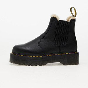 Tenisky Dr. Martens 2976 Quad Fur Lined Platform Chelsea Boots Black Pisa EUR 36