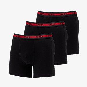 Boxerky Hugo Boss Logo-Waistband Boxer Briefs 3-Pack Black S