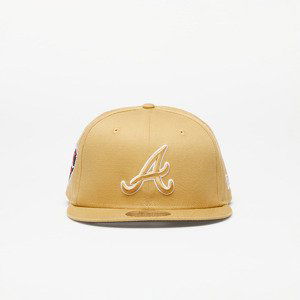 Kšiltovka New Era Atlanta Braves Side Patch 9FIFTY Snapback Cap Bronze/ Nfl Brown Suede S-M