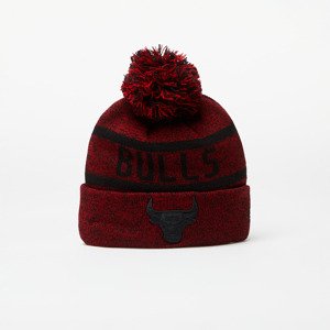 Čepice New Era Chicago Bulls Jake Bobble Knit Beanie Hat Cardinal/ Black Universal